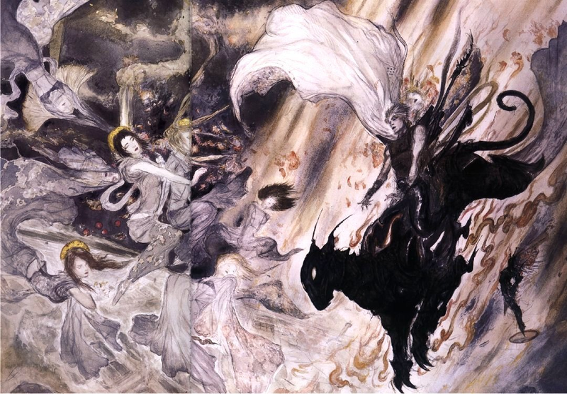 Illustration for article titled When A Final Fantasy Artist (And Neil Gaiman) Did Sci-Fi David Bowie